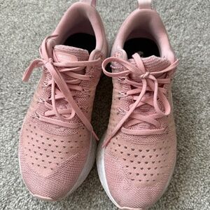 Light pink Nike, running shoes